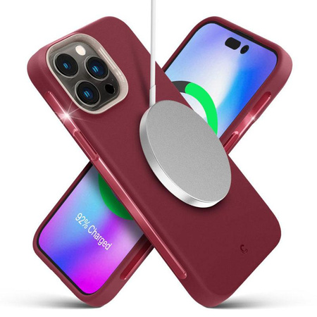 Spigen Cyrill Ultra Color MagSafe - Hülle für iPhone 14 Pro (Sangria)