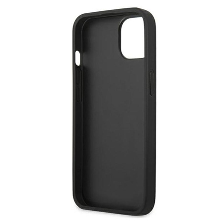Karl Lagerfeld Saffiano Ikonik Patch - Etui iPhone 13 mini (srebrny)