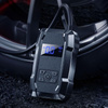 WEKOME Pi801 - Přenosná elektrická pumpa do auta + Power Bank 2000 mAh (černá)