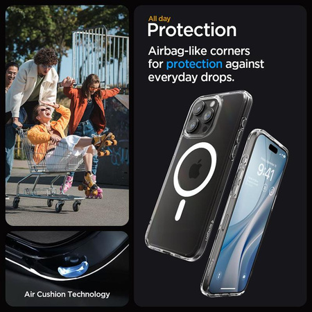 Spigen Ultra Hybrid MagSafe - Case for iPhone 15 Pro (White)