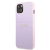 Guess Saffiano Hot Stamp & Metal Logo - iPhone 13 tok (lila)