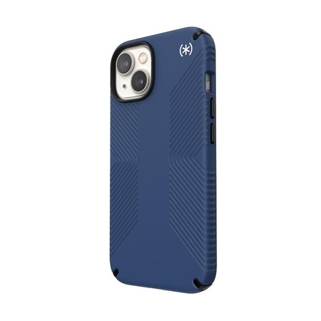 Speck Presidio2 Grip MagSafe - Antypoślizgowe etui iPhone 14 / iPhone 13 (Coastal Blue / Black / White)