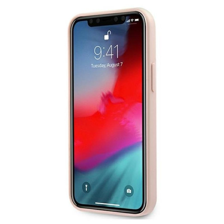 Karl Lagerfeld Fullbody szilikon ikonikus - iPhone 12 / 12 Pro tok (világos rózsaszín)