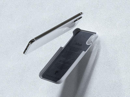 Nordic Elements Original Idun - Anyag tok iPhone Xs / X (világosszürke)
