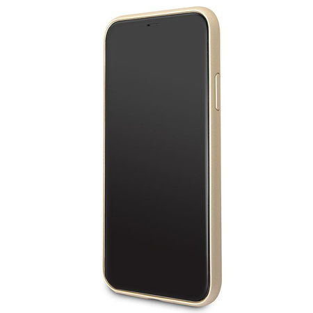 Guess Iridescent - Etui iPhone Xs / X (złoty)
