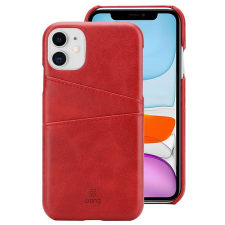 Crong Neat tok - iPhone 11 Pro tok zsebekkel (piros)