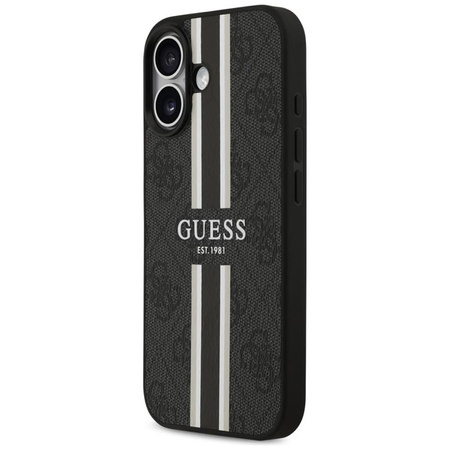 Guess 4G Printed Stripes MagSafe - Hülle iPhone 17 (schwarz)