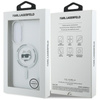 ETUI MAGSAFE KARL LAGERFELD DO GALAXY S25 EDGE, Case Magnetyczne, Białe