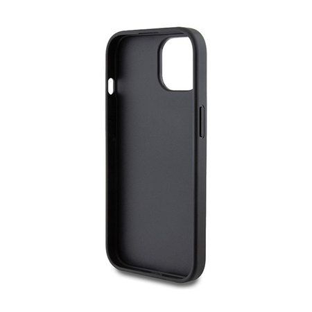 Guess 4G Metal Gold Logo - Coque pour iPhone 15 Plus (gris)