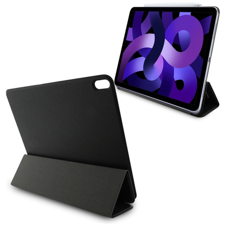 Karl Lagerfeld Book Cover Saffiano Magnetic Karl & Choupette - Coque pour iPad Air 13" M3 (2025) / iPad Air 13" M2 (2024) (noir)