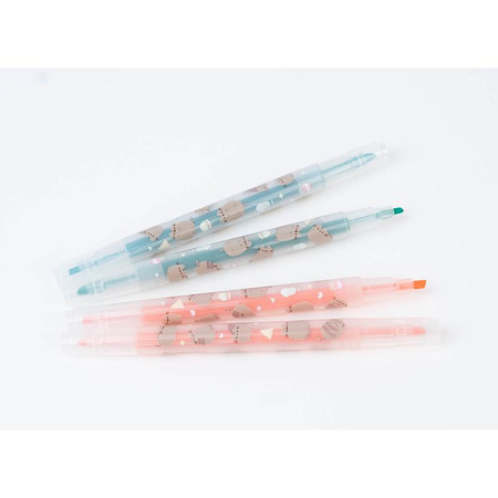 Pusheen - Foodie collection, double-sided markers / pens, set of 4 pcs