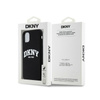 DKNY Liquid Silicone Weiß gedrucktes Logo MagSafe - iPhone 11 Hülle (schwarz)