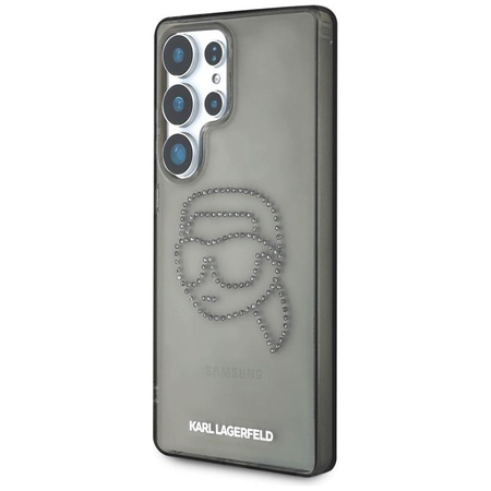 Karl Lagerfeld Rhinestones Karl Head Logo - Samsung Galaxy S25 Ultra Case (black)
