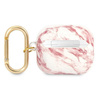 Guess Marble Strap - pouzdro pro Airpods 3 (růžové)