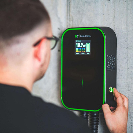 Green Cell - Wallbox GC EV PowerBox 22kW nabíječka se zásuvkou typu 2 pro nabíjení elektromobilů a plug-in hybridů