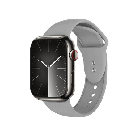 Crong Liquid - Cinturino per Apple Watch 44/45/46/49 mm (Grigio)