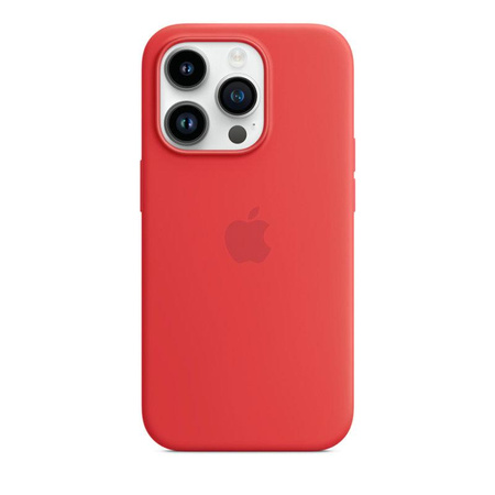 Apple Silikonhülle - Silikon mit MagSafe für iPhone 14 Pro (PRODUKT)ROT