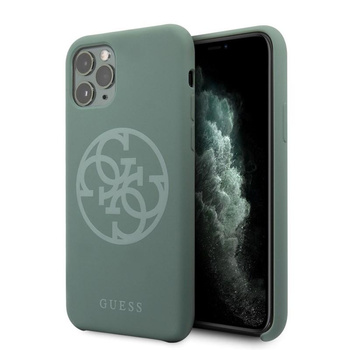 Guess Silicone 4G Tone to Tone - iPhone 11 Pro Tasche (khaki)