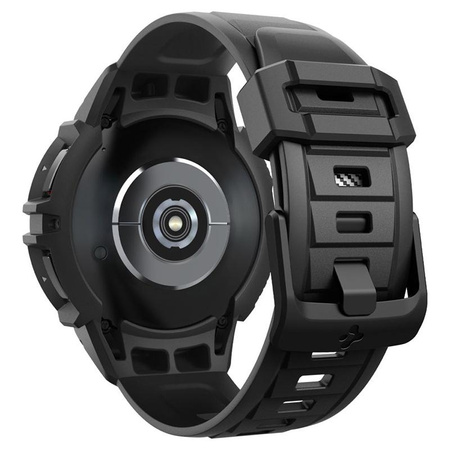 Spigen Rugged Armor Pro - Armband + Etui für Samsung Galaxy Watch 6 Classic 47 mm (Schwarz)