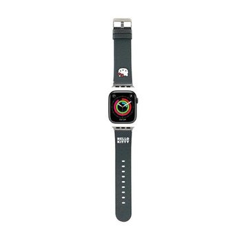 Hello Kitty Strap Kitty Head - szíj Apple Watch 38/40/41 mm-es órához (fekete)