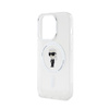 Karl Lagerfeld IML Ikonik MagSafe - Coque pour iPhone 15 Pro (Transparent)