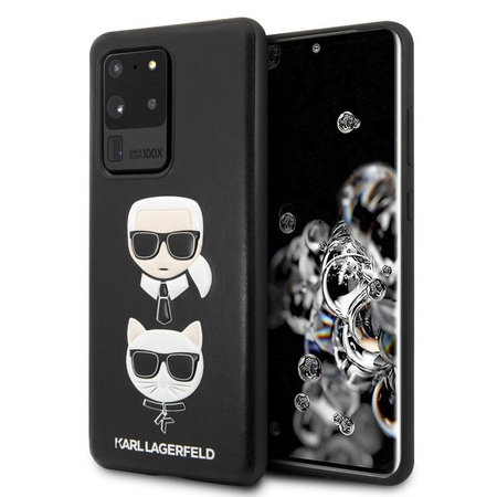 Karl Lagerfeld Embossed Case Karl & Choupette - pouzdro pro Samsung Galaxy S20 Ultra