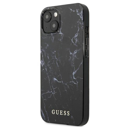 Guess Marble - Coque pour iPhone 13 (noir)