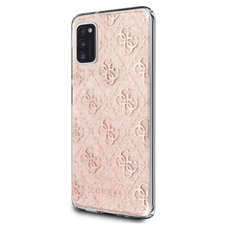 Guess 4G Glitter - Samsung Galaxy A41 Case (Pink)