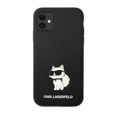 Karl Lagerfeld Silicone NFT Choupette - Coque iPhone 11 (noir)