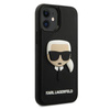 Karl Lagerfeld 3D Gummi Karl`s Head - iPhone 12 mini Hülle (schwarz)