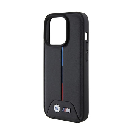 BMW Stepptasche Tricolor - iPhone 15 Pro Max Tasche (schwarz)