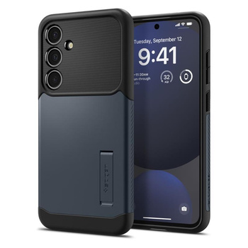 Spigen Slim Armor - Etui pour Samsung Galaxy S24 FE (Metal Slate)
