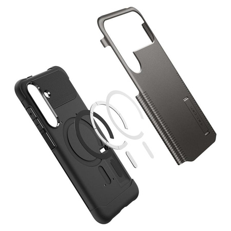Spigen Slim Armor Mag MagSafe - Case for Samsung Galaxy S25 FE (Gunmetal)