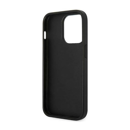 Karl Lagerfeld Glitter Flakes Ikonik - Etui iPhone 14 Pro (czarny)
