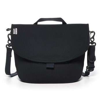 BUILT Bike Messenger Lunch Bag - Lunch Bag for Bike (Black)