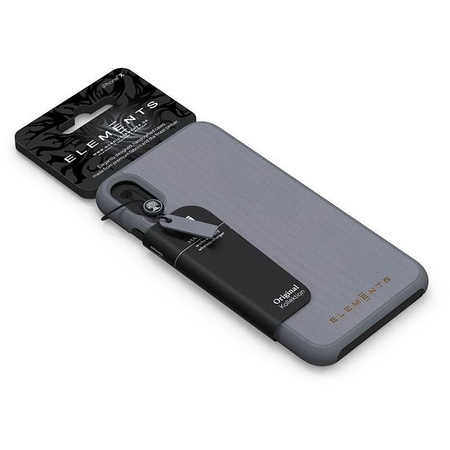 Nordic Elements Original Gefion - Wooden Case for iPhone Xs / X (Mid Grey)
