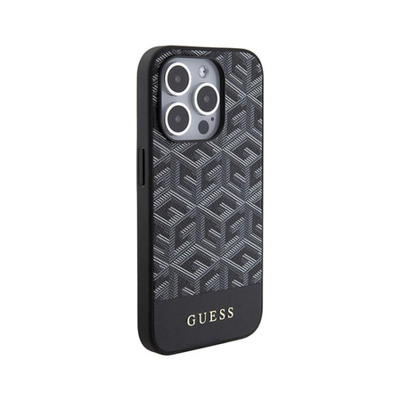 Guess GCube Stripes MagSafe - iPhone 15 Pro Case (noir)