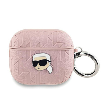 Karl Lagerfeld Monogramm Karl Kopf - AirPods 3 Gehäuse (rosa)