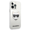 Karl Lagerfeld Choupette Head - iPhone 13 Pro Max Tasche (Klar)