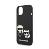 Karl Lagerfeld Liquid Silicone Karl & Choupette MagSafe - iPhone 14 Case (black)
