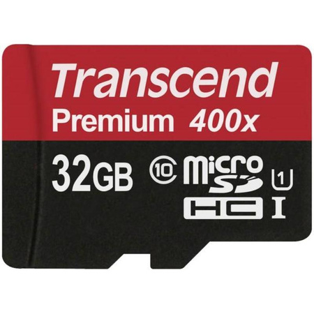 Transcend Memory microSDHC - Paměťová karta 32 GB Class 10 UHS-I U1 60/25 MB/s