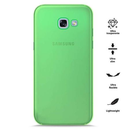 PURO 0.3 Nude - Pouzdro pro Samsung Galaxy A3 (2017) (Fluo Green)