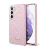 Guess Glitter Flakes Metal Logo Case - Samsung Galaxy S23 Case (pink)