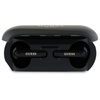 Podlouhlé kovové tištěné logo Guess - sluchátka Bluetooth TWS + nabíjecí pouzdro (černé)