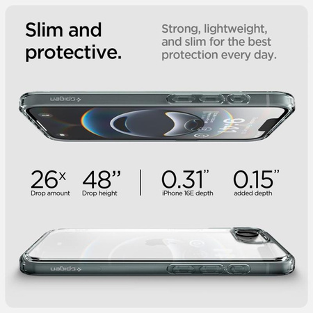 Spigen Ultra Hybrid – Pouzdro pro iPhone 16e (Space Crystal)