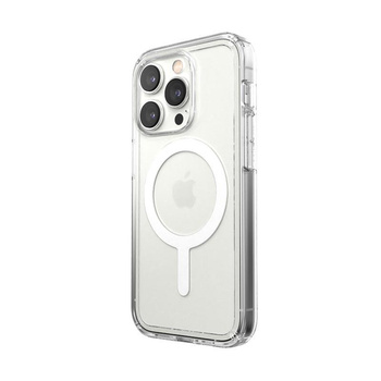 Speck Gemshell + MagSafe - Case for iPhone 14 Pro with half MICROBAN (Clear)
