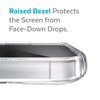 Speck Presidio Perfect-Clear + Ombre + MagSafe - iPhone 13 Hülle mit MICROBAN-Beschichtung (Clear/Fantasy Teal Fade)