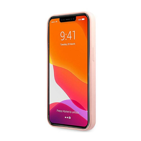 Guess szilikon 4G Big Logo - iPhone 13 Pro Max tok (rózsaszín)
