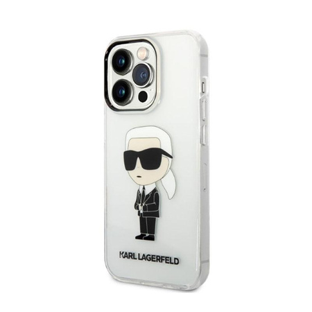 Karl Lagerfeld IML NFT Ikonik - pouzdro pro iPhone 14 Pro Max (průhledné)