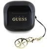 Guess Glossy Effect Printed Classic Logo & Charm - TWS Bluetooth Earphones + Charging Case (Black)